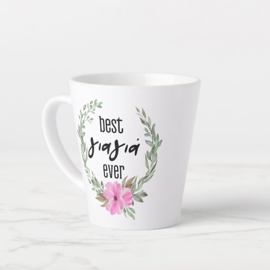 Latte Mug meilleure giagie jamais (Angle gauche)