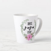 Latte Mug meilleure giagie jamais (Angle droit)