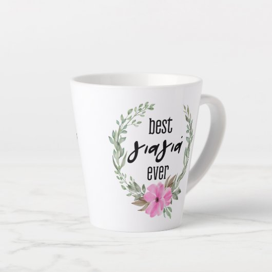 Latte Mug meilleure giagie jamais (Angle droit)