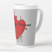 Latte Mug "Meilleure maman" (Angle droit)