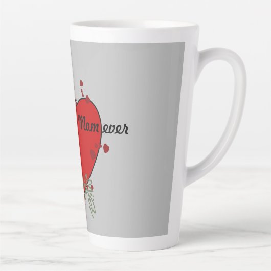 Latte Mug "Meilleure maman" (Droite)