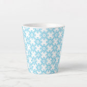Latte Mug Motif bleu (Devant)
