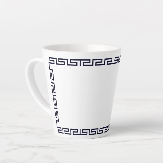 Latte mug "Mykonos" (Angle gauche)