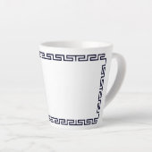 Latte mug "Mykonos" (Angle droit)