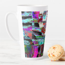 Latte Mug – Neon Pulse Latte Mok