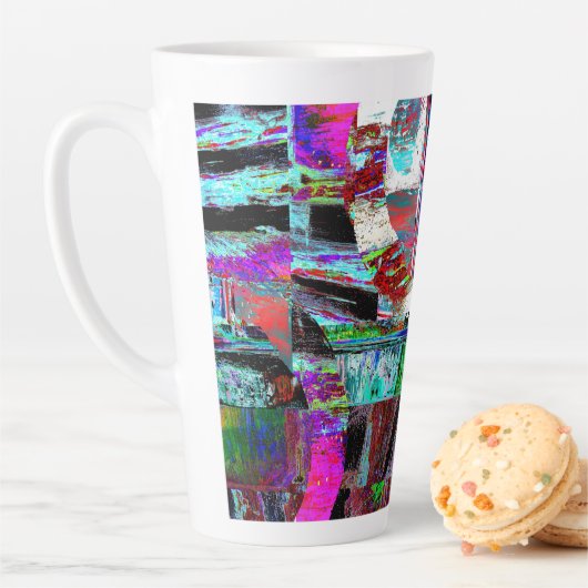Latte Mug – Neon Pulse Mok (In situ)