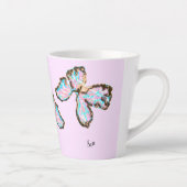 Latte Mug : Papillons (Droite)