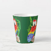 Latte Mug : Perroquet (Devant)