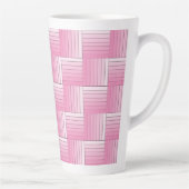 Latte Mug - Pink Shaded Ribbon Weight (Droite)
