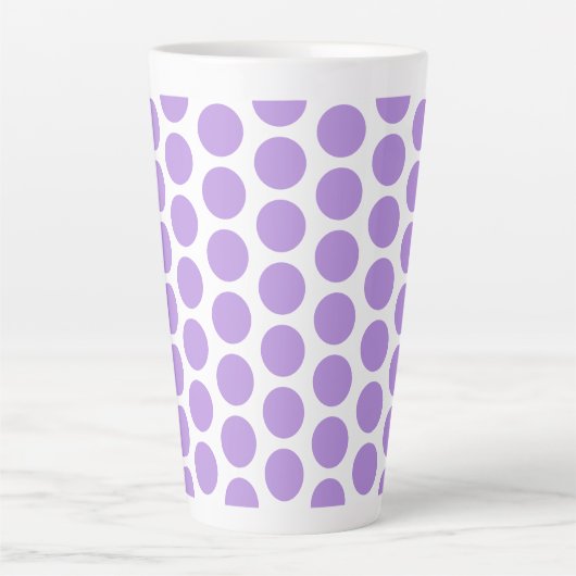 Latte Mug Pois Latte Mug (Devant)