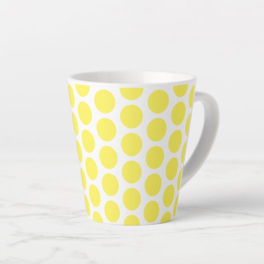 Latte Mug Pois Latte Mug (Angle droit)