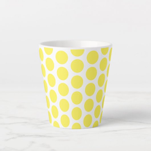 Latte Mug Pois Latte Mug (Devant)