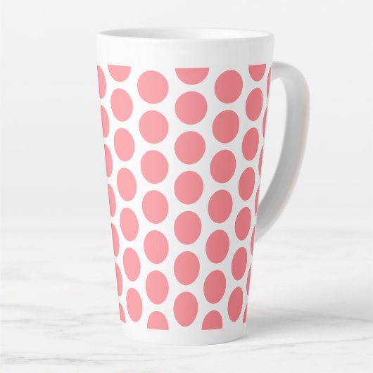 Latte Mug Pois Latte Mug (Angle droit)