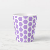 Latte Mug Pois Latte Mug (Devant)