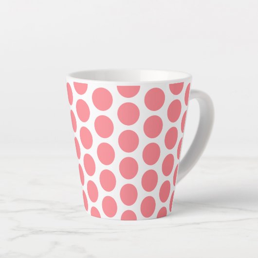 Latte Mug Pois Latte Mug (Angle droit)