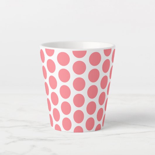 Latte Mug Pois Latte Mug (Devant)