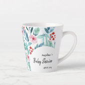 Latte Mug pour baby shower avec design mignon. (Droite)