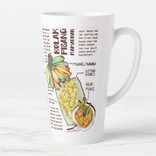 Latte Mug Ramadan Iftar Dish Kolak Banana