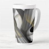 Latte Mug Résumé Tendance Décor intérieur Noir (Angle droit)