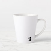 Latte Mug Résumé Tendance Décor intérieur Noir (Droite)