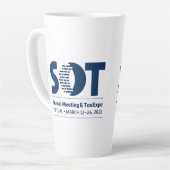 Latte Mug - Réunion annuelle 2021 (Molecule) (Angle gauche)