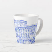 Latte Mug (S) - 'The Grounds at Pemberley' (Bleu) (Angle droit)