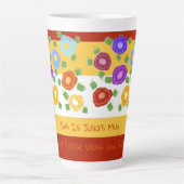 Latte Mug Si Perdu Veuillez Retourner (Devant)