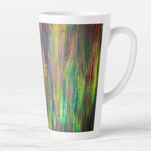 Latte Mug "Stripe Design" (Droite)