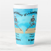 Latte Mug - Thérapie physique "C'est un effort con (Devant)