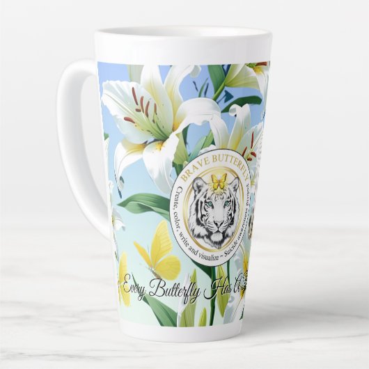 Latte Mug Tiger (Angle gauche)