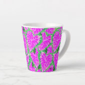 Latte Mug : Tropicle Flower (Angle droit)
