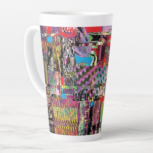 Latte Mug – Urban Fractals (Angle gauche)