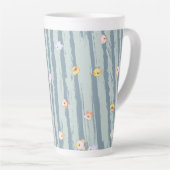 Latte Mug – Whimsy Faces (Angle droit)
