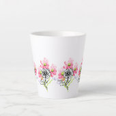Latte Mug : Wild Flowers  Mok (Voorkant)