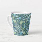 LATTE MUG : WILLIAM MORRIS : CONCEPTION D'ALGUES D (Angle gauche)
