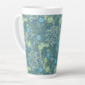 LATTE MUG : WILLIAM MORRIS : CONCEPTION D'ALGUES D (Angle gauche)