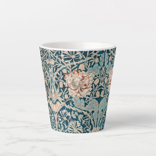 LATTE MUG : WILLIAM MORRIS : HONEYSUCKLE (Devant)