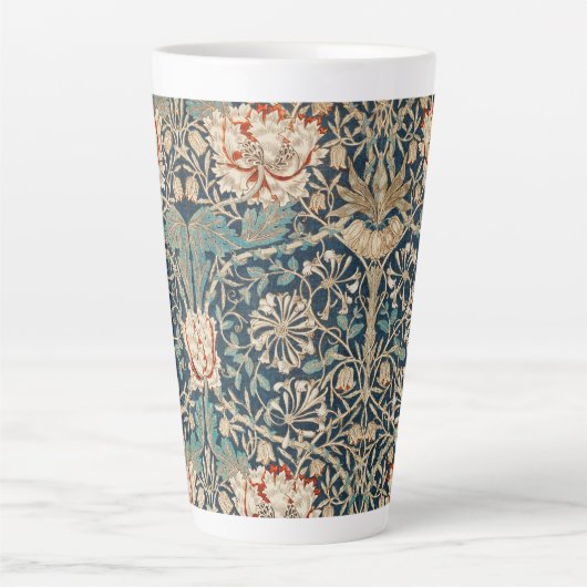 LATTE MUG : WILLIAM MORRIS : HONEYSUCKLE (Devant)