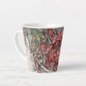 LATTE MUG : WILLIAM MORRIS : HONEYSUCKLE + TULIP (Angle gauche)