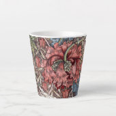 LATTE MUG : WILLIAM MORRIS : HONEYSUCKLE + TULIP (Devant)