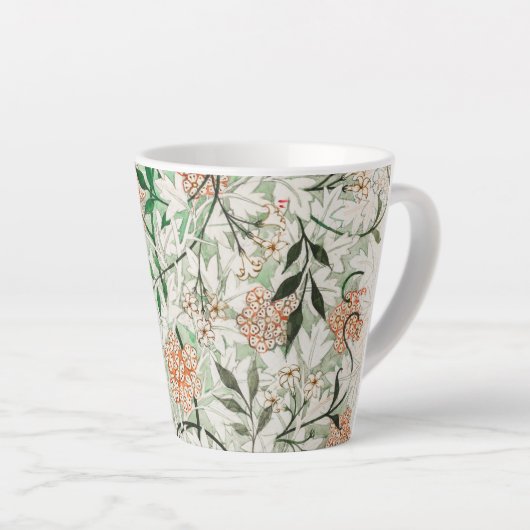 LATTE MUG : WILLIAM MORRIS : JASMINE (Angle droit)