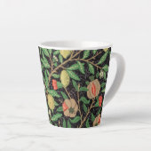 LATTE MUG : WILLIAM MORRIS : POMEGRANATE (Angle droit)