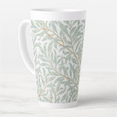 LATTE MUG : WILLIAM MORRIS : WILLOW DESIGN (Angle gauche)