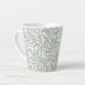 LATTE MUG : WILLIAM MORRIS : WILLOW DESIGN (Angle gauche)