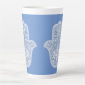 Latte Mugs - Hamsa - Judaïque - Café Mug (Devant)