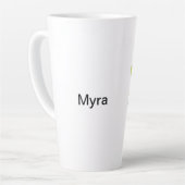 Latte Musique Amateurs tasse à café bicolore (Angle gauche)