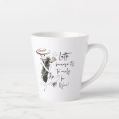 LATTE omdat het te vroeg is voor wijn Mok (Rechts)