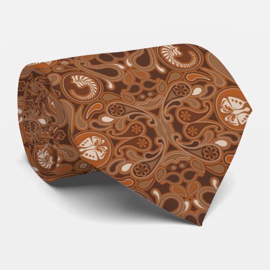 Latte Paisley Art Cravate (Roulé)