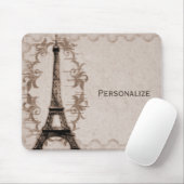 Latte Paris Grunge Mousepad Muismat (Met muis)
