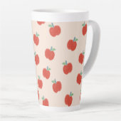 Latte Petite tasse de pommes rouges (Angle droit)